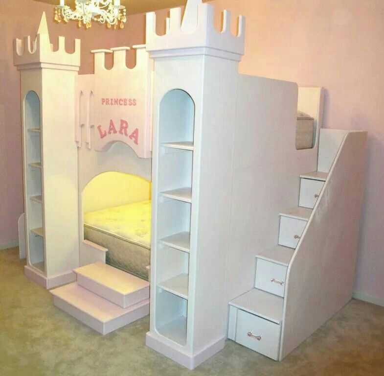 Детские комнаты с двухъярусной кроватью - фото примеров
