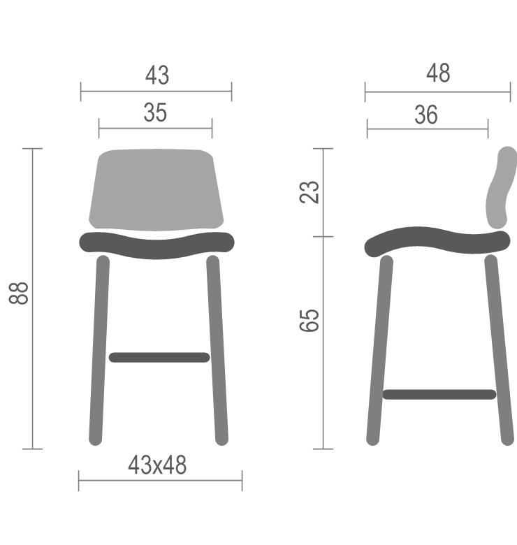 Высота барного стула для стойки 110 см. Стандартная высота полубарного стула.