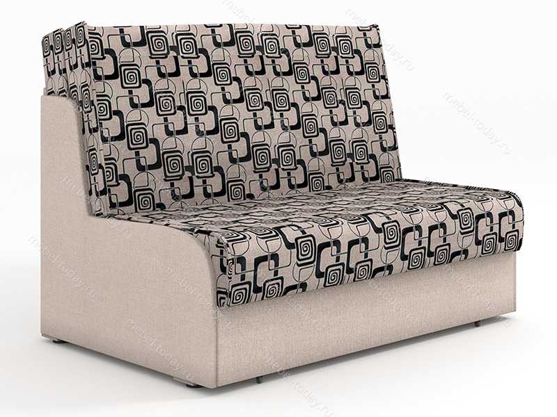 Раскладной диван без подлокотников: раскладывающийся вперед шириной 120-140 см