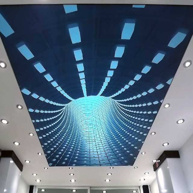 3д потолки — фото обзор всех видов 3d потолков в интерьере