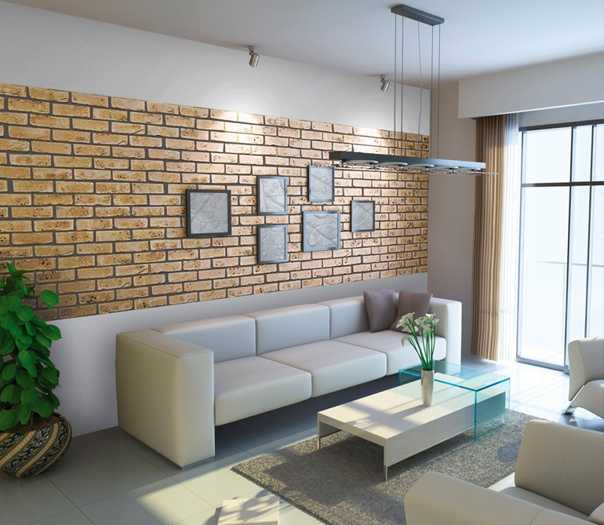 Клинкерная плитка для внутренней отделки стен: облицовочный белый клинкер в интерьере квартиры, фото