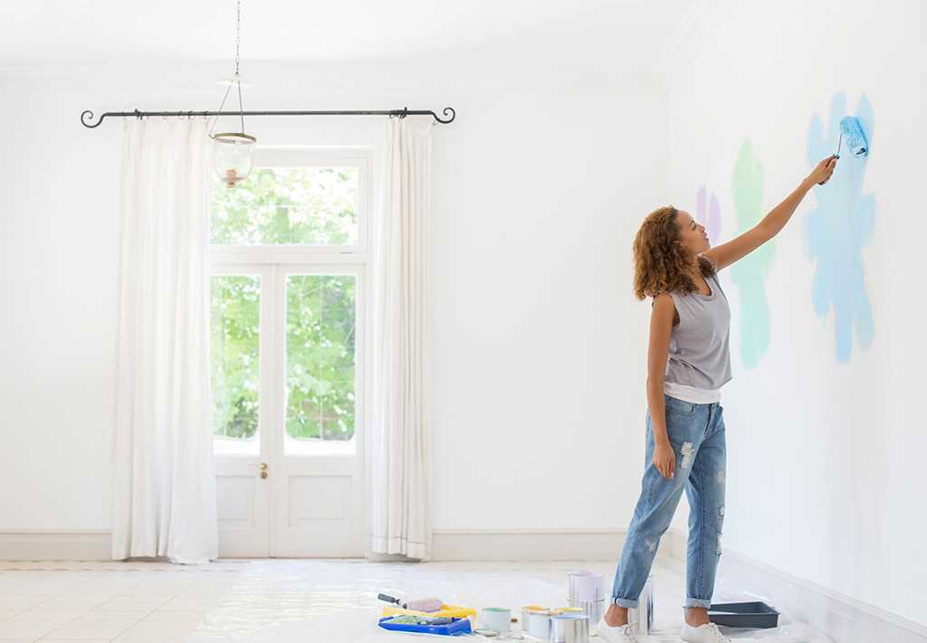 100 лучших идей дизайна: как покрасить стены в квартире на фото