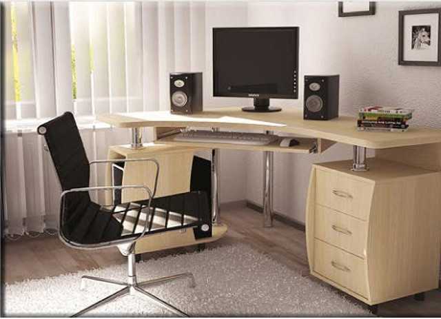 Компьютерный стол — офисные и домашние варианты. 100 фото примеров стильных и удобных решений