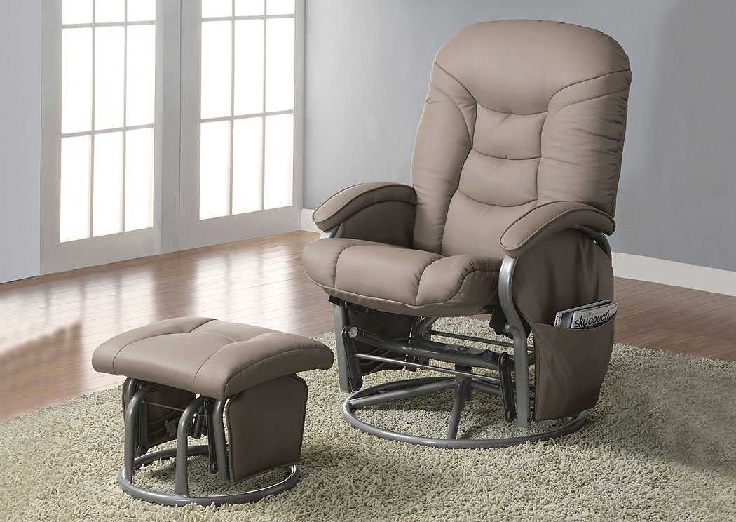 Кресла с подставкой для ног - виды моделей / фото