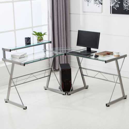 Компьютерный стеклянный стол (42 фото): столы для компьютера со столешницей из стекла, черная мебель из металла для дома