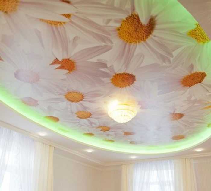 Сиреневый потолок 59 фото в интерьере, натяжные и подвесные конструкции, сочетания цвета