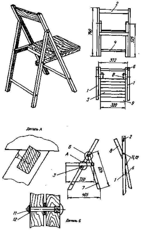 Как из раскладушки сделать кресло