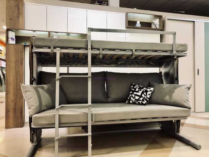 Двухъярусный диван: диван-трансформер двухэтажный coupe sofa, раскладная и двухместная модель бренда proteas