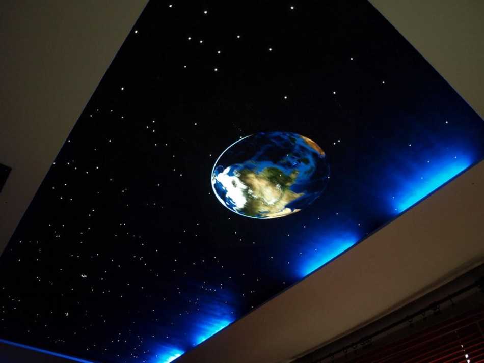 Натяжной потолок «звездное небо» (38 фото): потолочные покрытия в виде черного ночного неба со звездами, отзывы