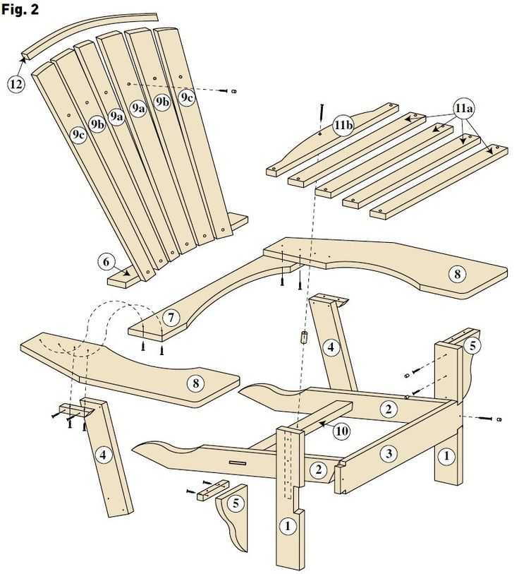 Кресло адирондак своими руками: чертежи, сущность и инструкция по сборке