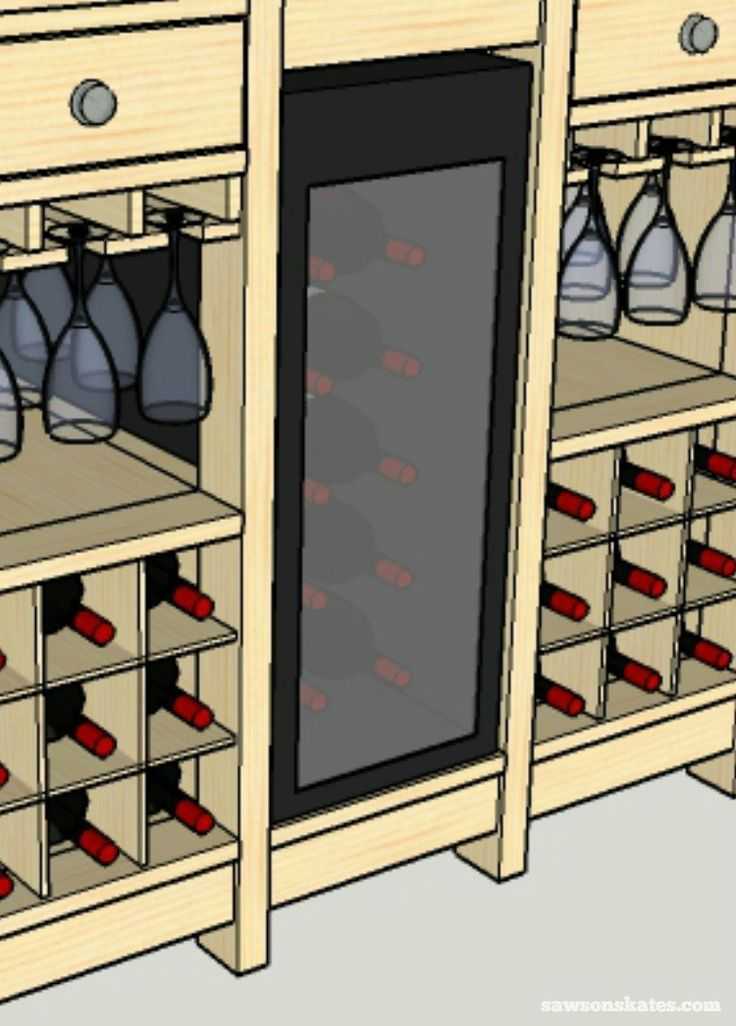 13 удивительных проектов для хранения вина, сделанные своими руками