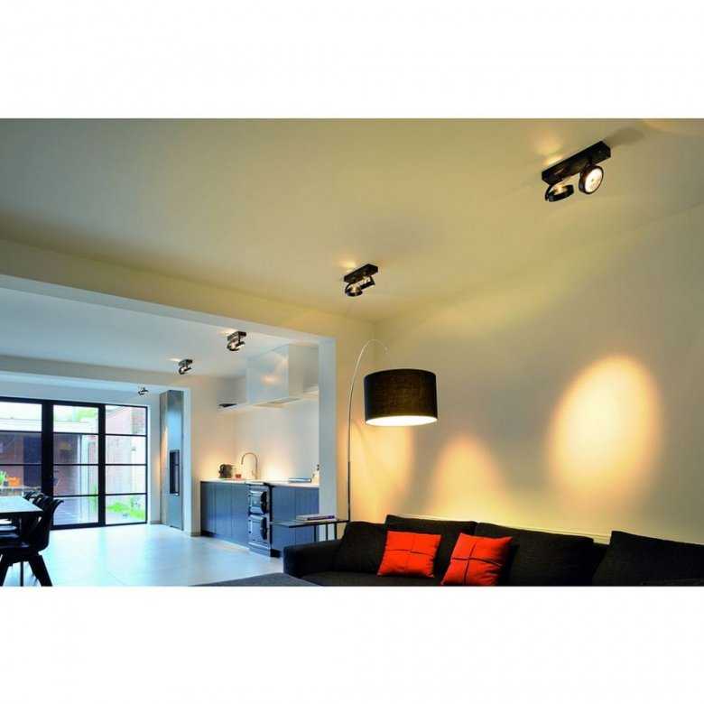 Варианты освещения комнаты с натяжным потолком — 10 способов подсветки