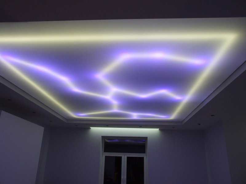 Светодиодная подсветка потолка (75 фото): варианты размещения светодиодов под плинтусом, как сделать led и диодную подсветку