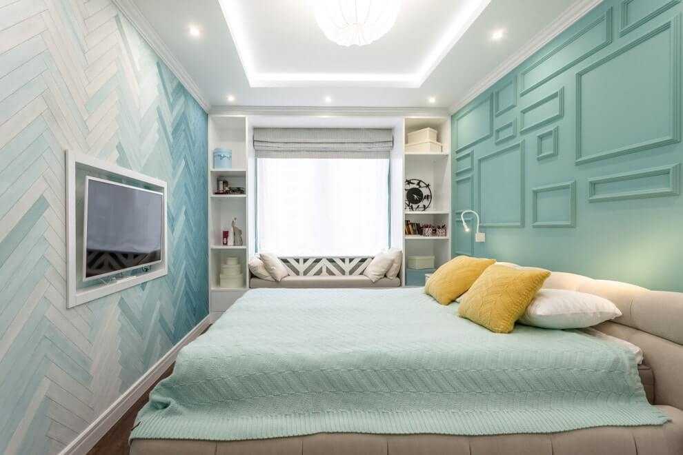 Потолок в спальне (77 фото): какой лучше сделать, красивые варианты-2021 дизайна потолка в интерьере маленькой комнаты