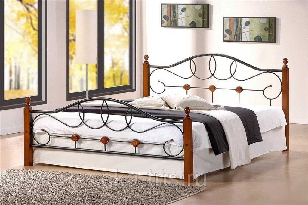 Двуспальные металлические кровати (38 фото): модели с железным каркасом из малайзии размером 160х200 см