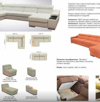 Размеры углового дивана – один из важных критериев при его выборе Как подобрать малогабаритные модели и диваны больших габаритов 2000х1500, 2000х2000 мм Какие разновидности диванов существуют В чем преимущества угловых моделей