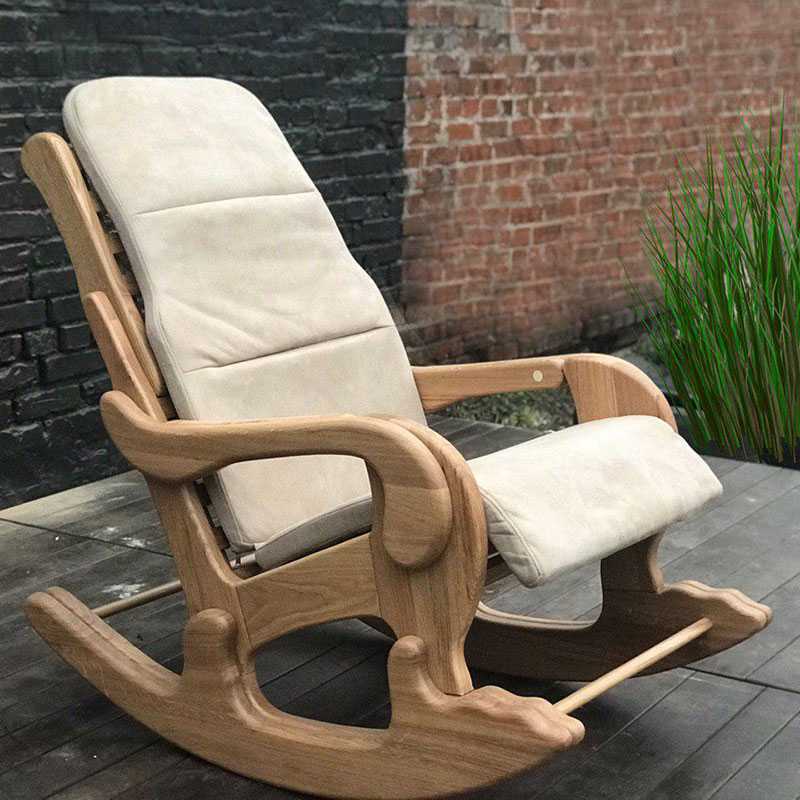 Кресло-качалка из дерева (26 фото): деревянная массажная модель из массива дерева