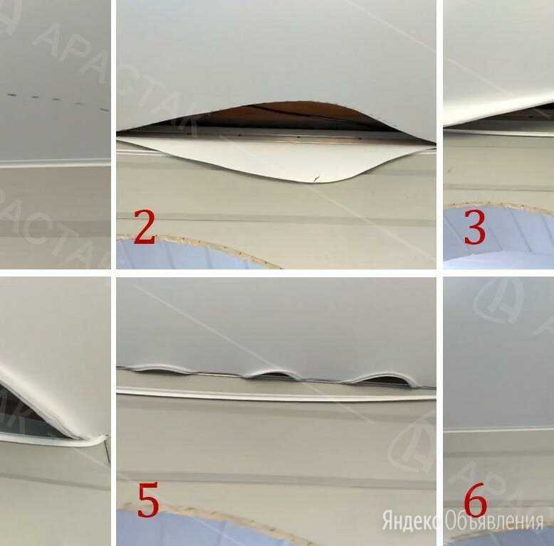 Чем заклеить натяжной потолок в случае пореза или прокола - все о потолках