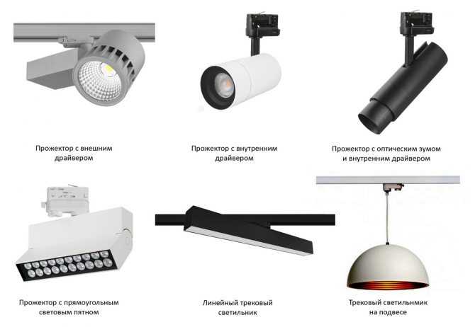 Трековые светильники: разновидности, применение, преимущества, производители и модели, фото