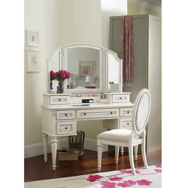 Гримерный столик с зеркалом и подсветкой: выбираем туалетный стол с тумбой, размеры моделей с лампочками 900х500х1480 и другие