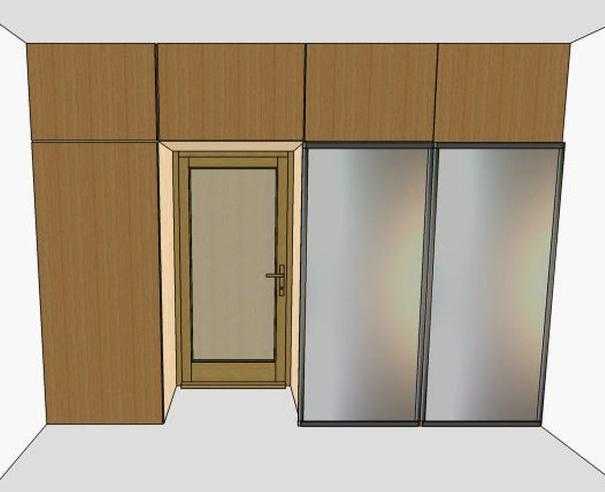 Двери для встроенного шкафа, разновидности и способы декора