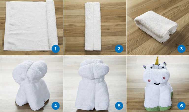 Как сделать мишку из полотенца поэтапно. как сделать мишку из полотенца: мастер-класс. как сложить розу из полотенца