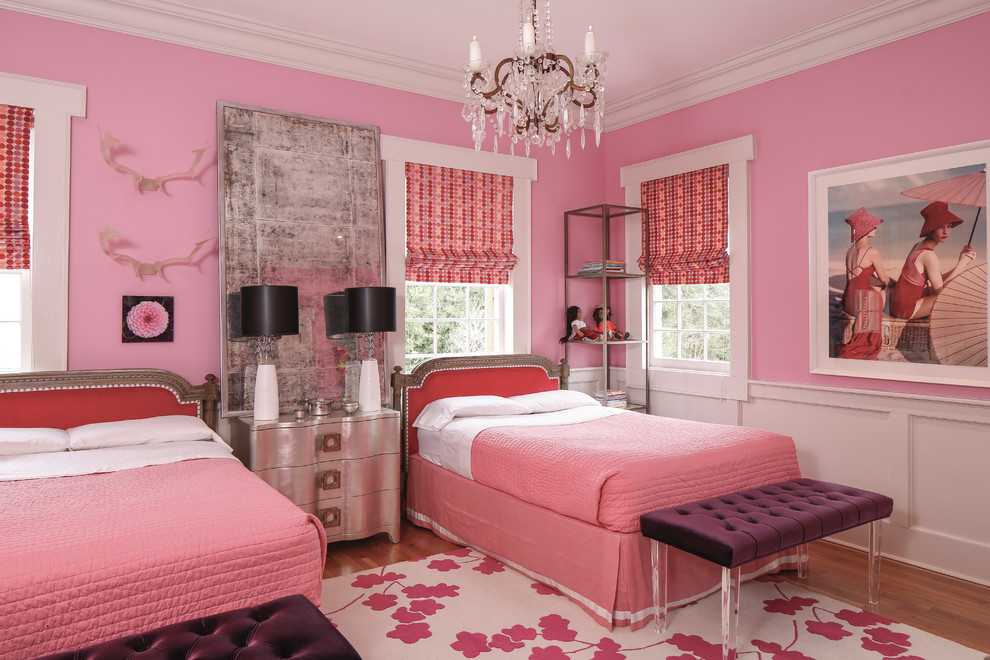 Розовая гостиная: 100 фото-идей, сочетание цвета - дизайн интерьера