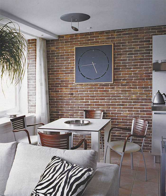 Кирпич в интерьере квартиры: кирпичная кладка как элемент дизайна