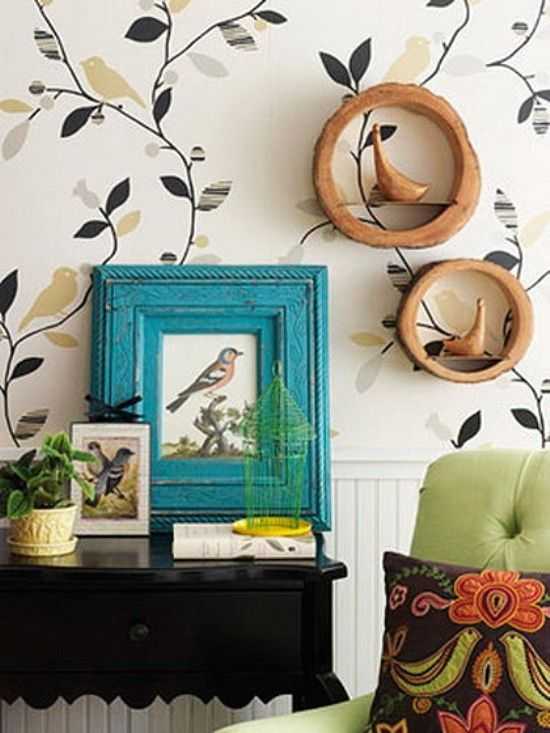 Идеи для декорирования комнат - птицы как символ нового стильного начала